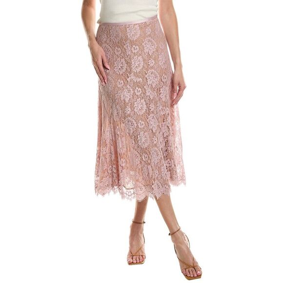 Michael Kors Collection WomensSilk-Blend Lace Dance Skirt